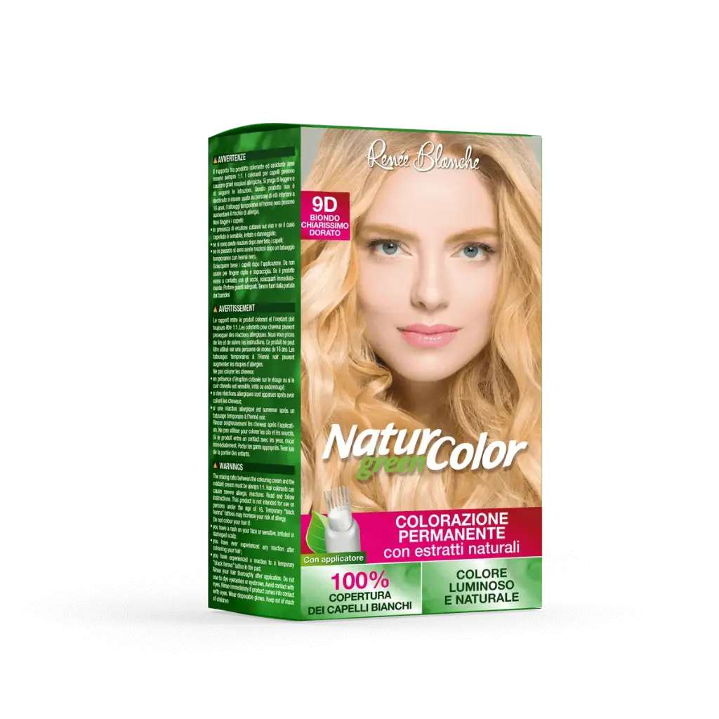 [8006569100047] TINTE PERMANENTE RENEE BLANCHE NATUR GREEN COLOR 9D