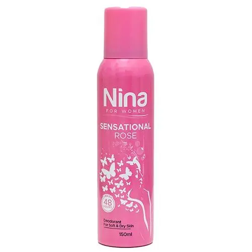 DESODORANTE NINA SENSATION ROSE 150ml