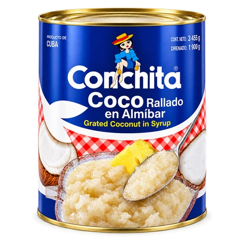 La Conchita Grated Coconut in Syrup (3455 g / Family Size Can)
