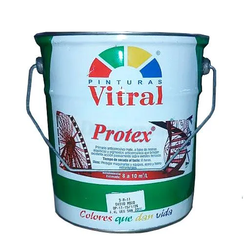 [VITRAL-3R11-4.4L] Primario Anticorrosivo Óxido Rojo 3R-11. Envase metálico 4.4L- "Vitral"