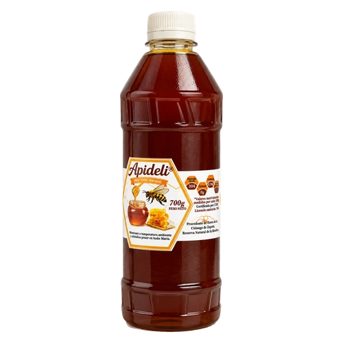 Miel de Abejas Natural Apideli (Botella de 700 g)